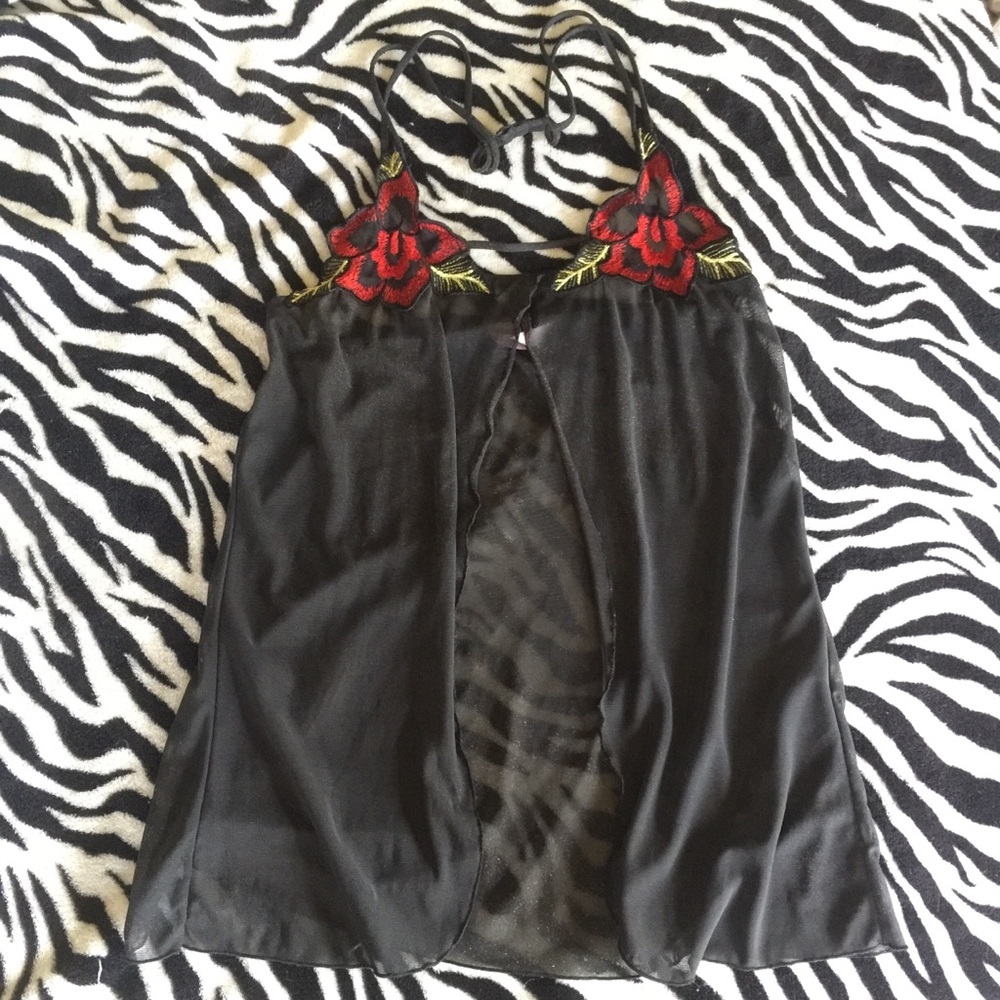 Victoria’s Secret floral teddy sexy lingerie